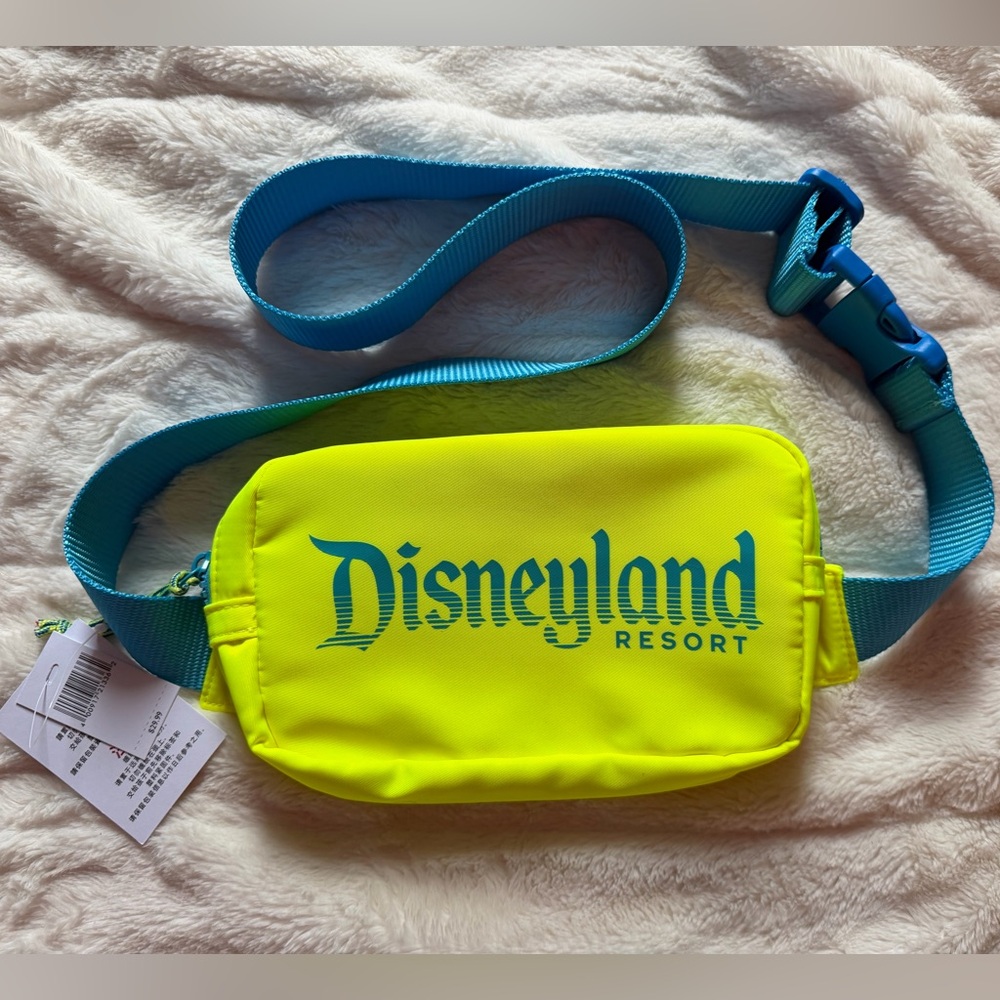 Disneyland Resort Neon Yellow Fanny Pack